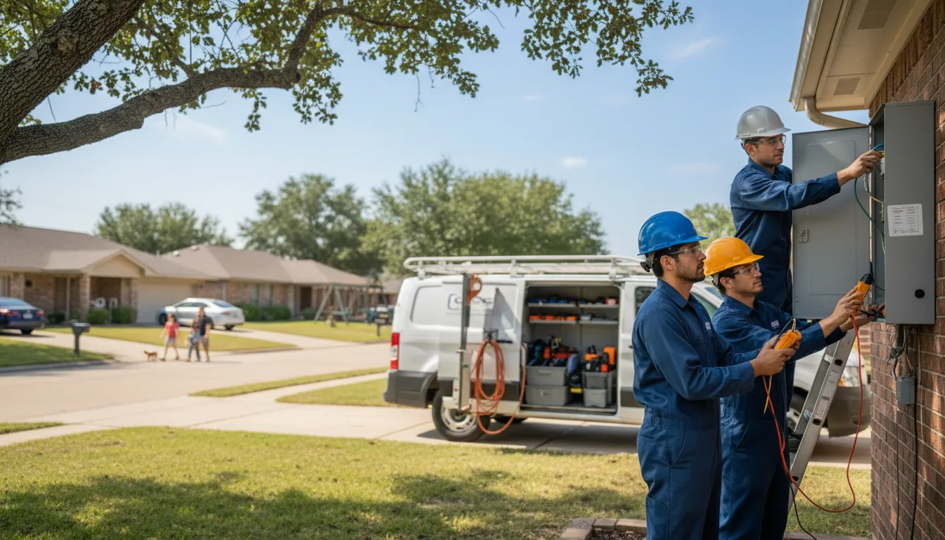 Certified electrician providing emergency electrical services in Saint David, IL